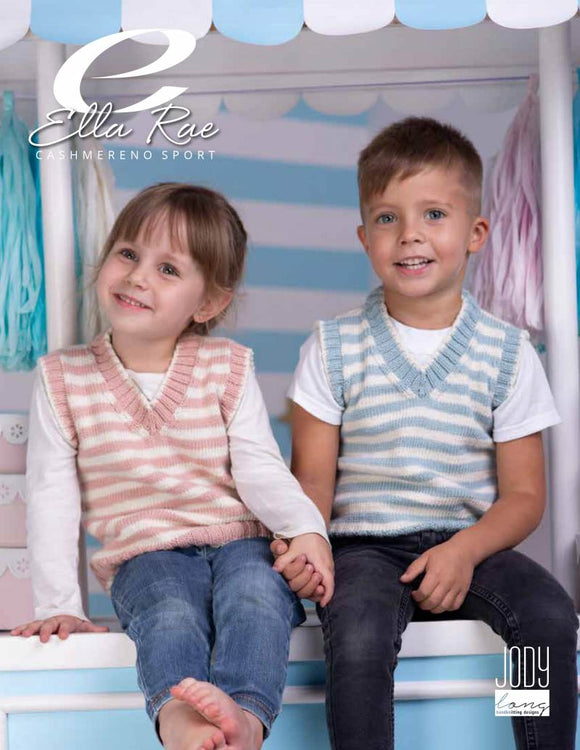 Ella Rae Cashmereno Austin & Abigail Vest Pattern Leaflet