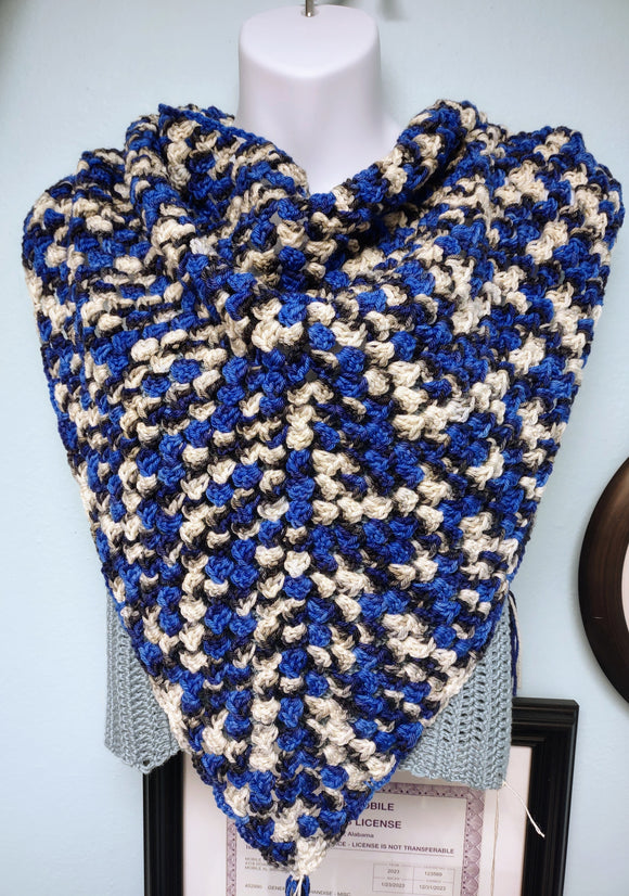 Crochet Shawl - Round Mountain Willow DK