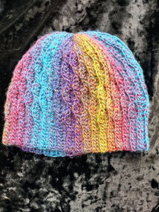 Multi Colored Crochet Hat