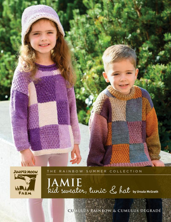 Juniper Moon Cumulus Jamie Kid Sweater Tunic and Hat pattern