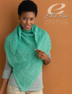 Ella Rae Leilani Shawl Knit Pattern Leaflet