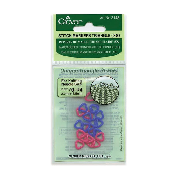 Clover Triangle Stitch Markers