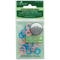 Clover Stitch Marker Rings 329