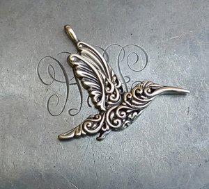 JUL Silver Hummingbird Pendant